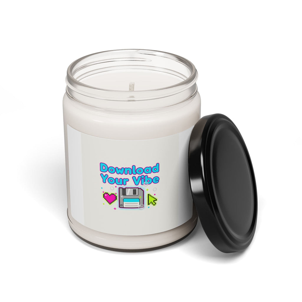 Download Your Vibe Candle | Y2K Retro Tech, Pixel floppy icon soy jar