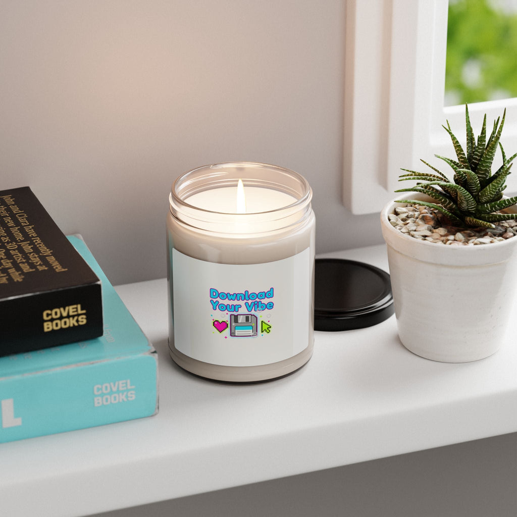 Download Your Vibe Candle | Y2K Retro Tech, Pixel floppy icon soy jar