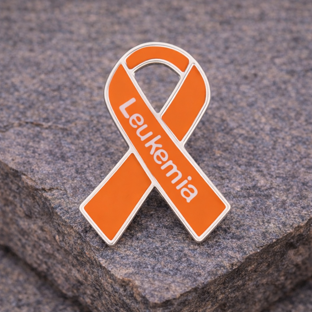 Leukemia Awareness Ribbon Pins
