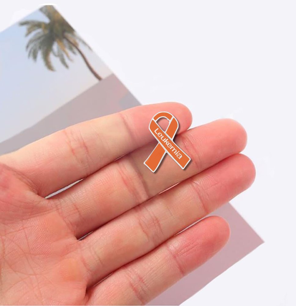 Leukemia Awareness Ribbon Pins