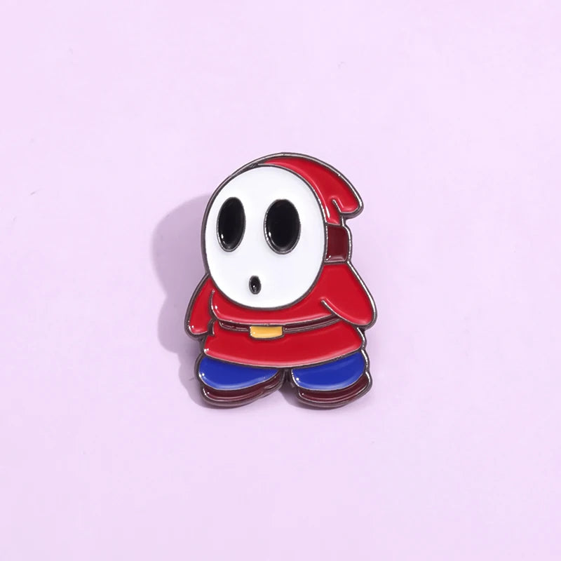 New Brooch Shy Ghost Badge Cartoon Game Character Pin Fan Accessories Gift Hot Sale Wholesale