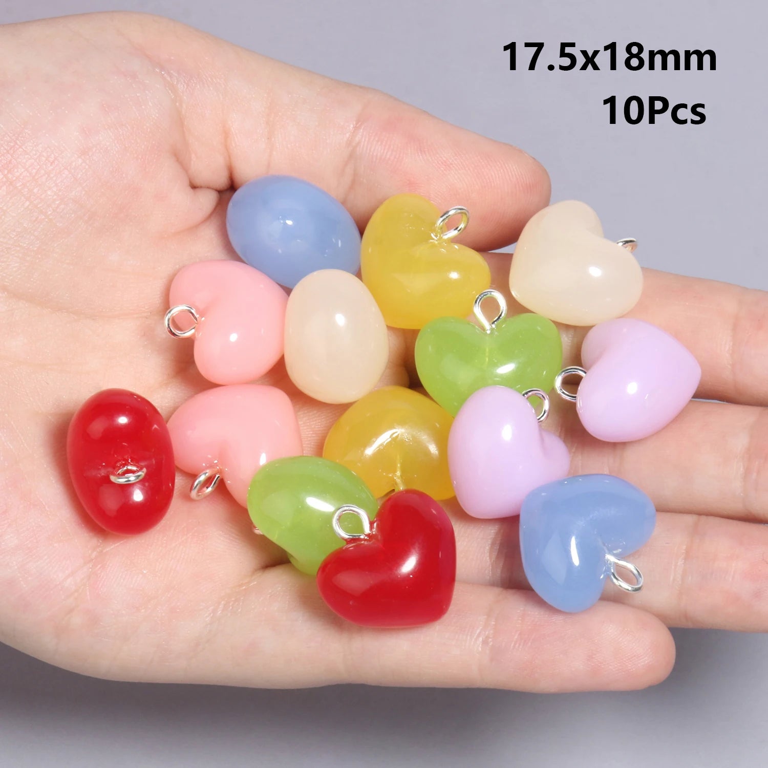 10pcs/lot 20x17.5mm Multicolor Acrylic Charms Star Charms Pendant for Jewelry Making Diy Keychain Bracelet Necklace Accessories
