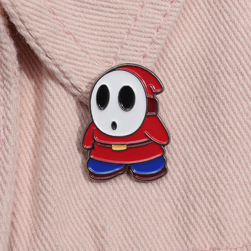 New Brooch Shy Ghost Badge Cartoon Game Character Pin Fan Accessories Gift Hot Sale Wholesale