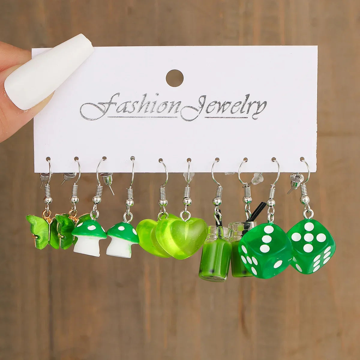Cartoon Animal Earrings Set For Women New Y2K Girl Cute Colorful Geometric Acrylic Duck Love Drop Earrings Trendy Jewelry Gifts