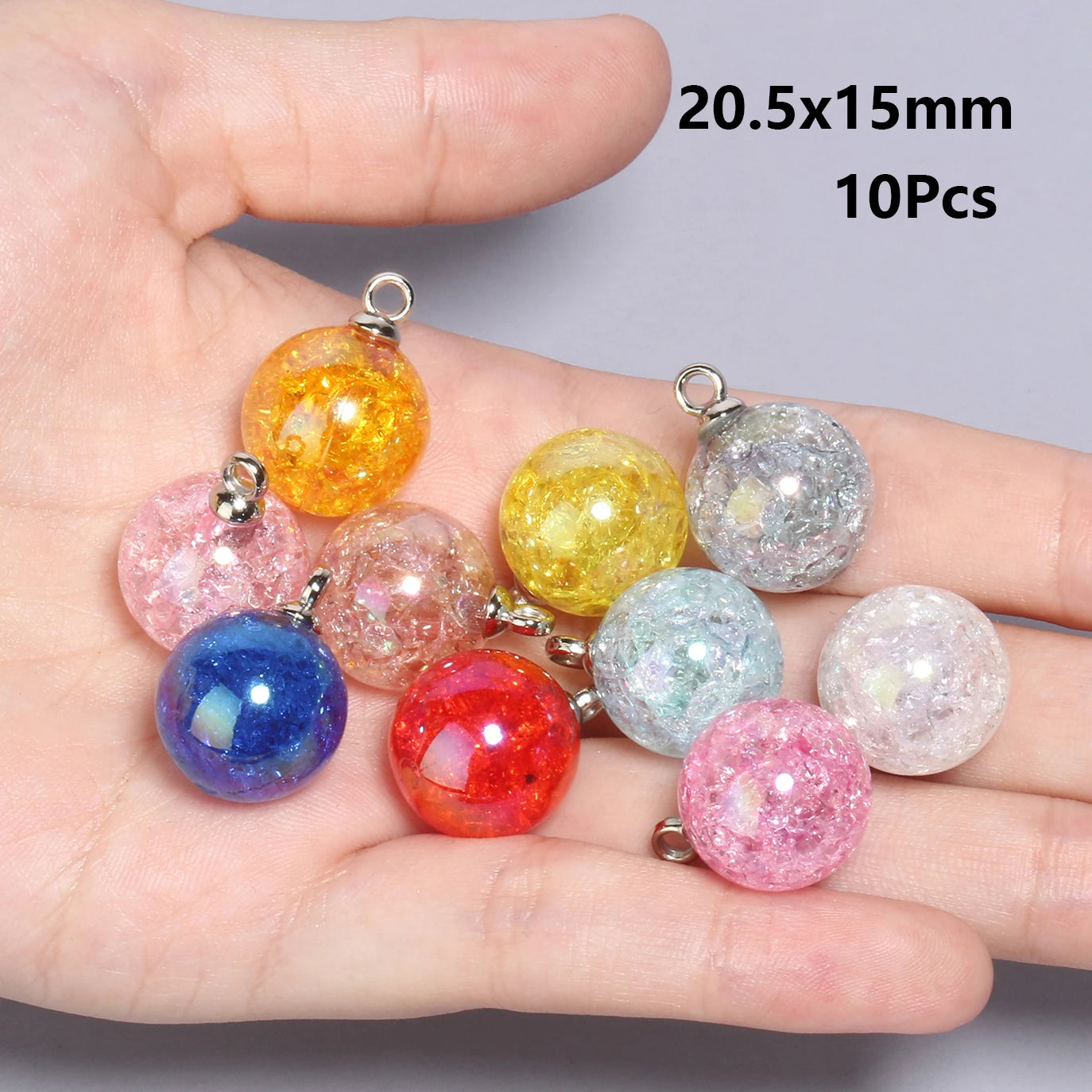 10pcs/lot 20x17.5mm Multicolor Acrylic Charms Star Charms Pendant for Jewelry Making Diy Keychain Bracelet Necklace Accessories