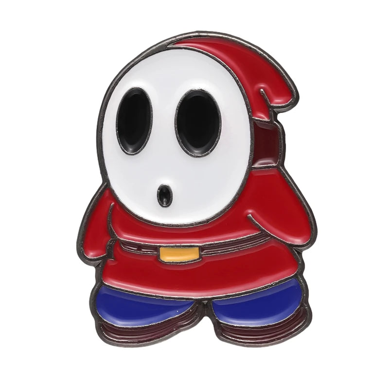 New Brooch Shy Ghost Badge Cartoon Game Character Pin Fan Accessories Gift Hot Sale Wholesale