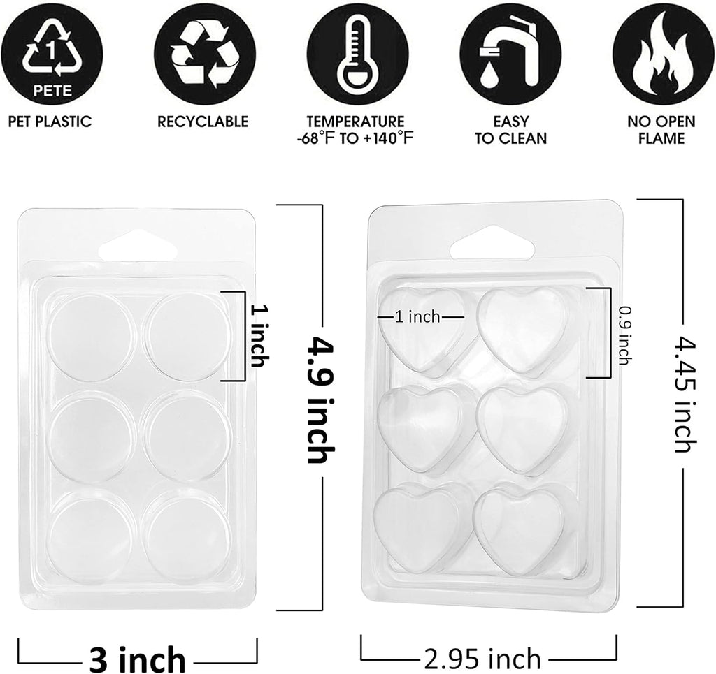 Clamshell Wax Melts - Romantic & Floral – Elegant Floral Blends for Gifting & Everyday Luxury