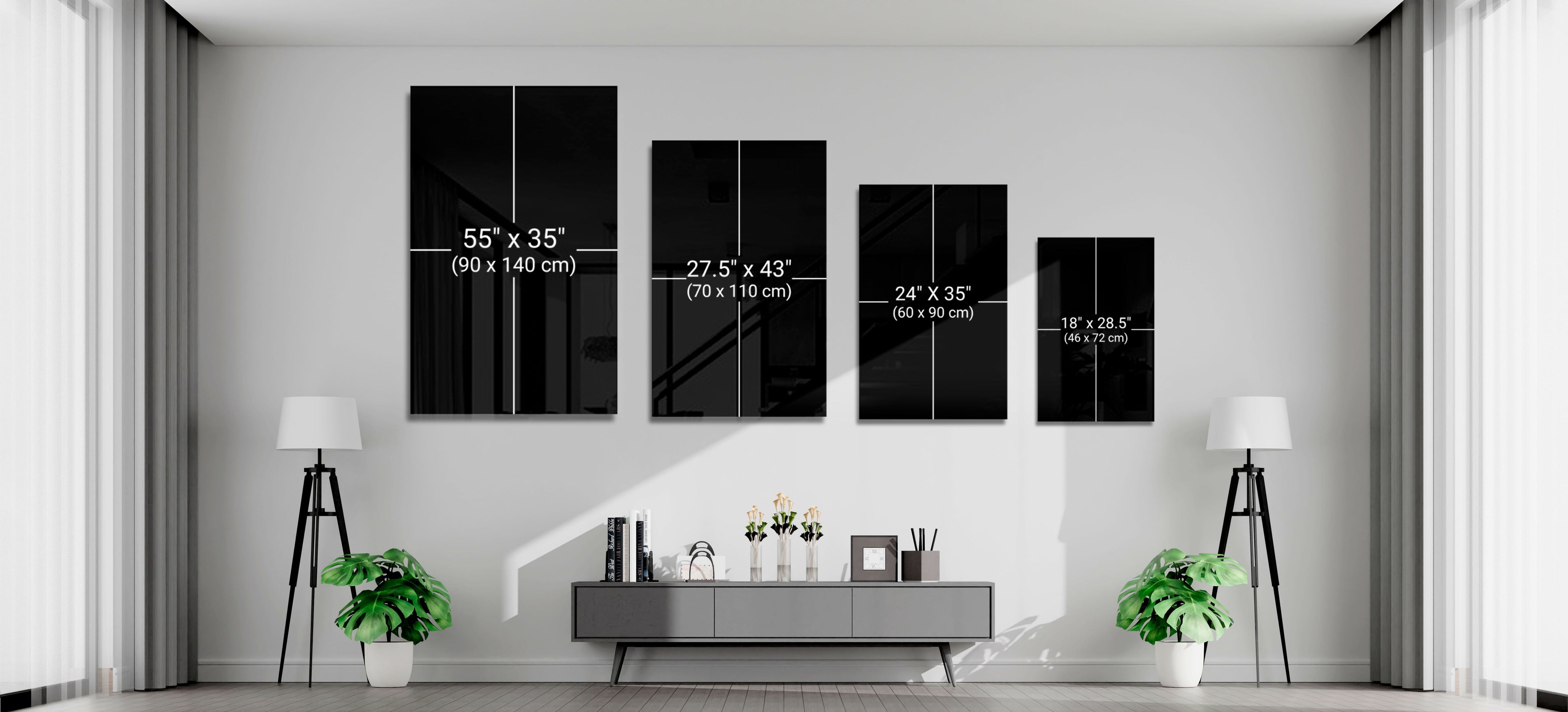 Intimacy Glass Wall Art  || Designer Collection