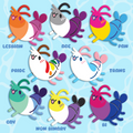 [LAST CHANCE] Shrimp Colors Pride Pins